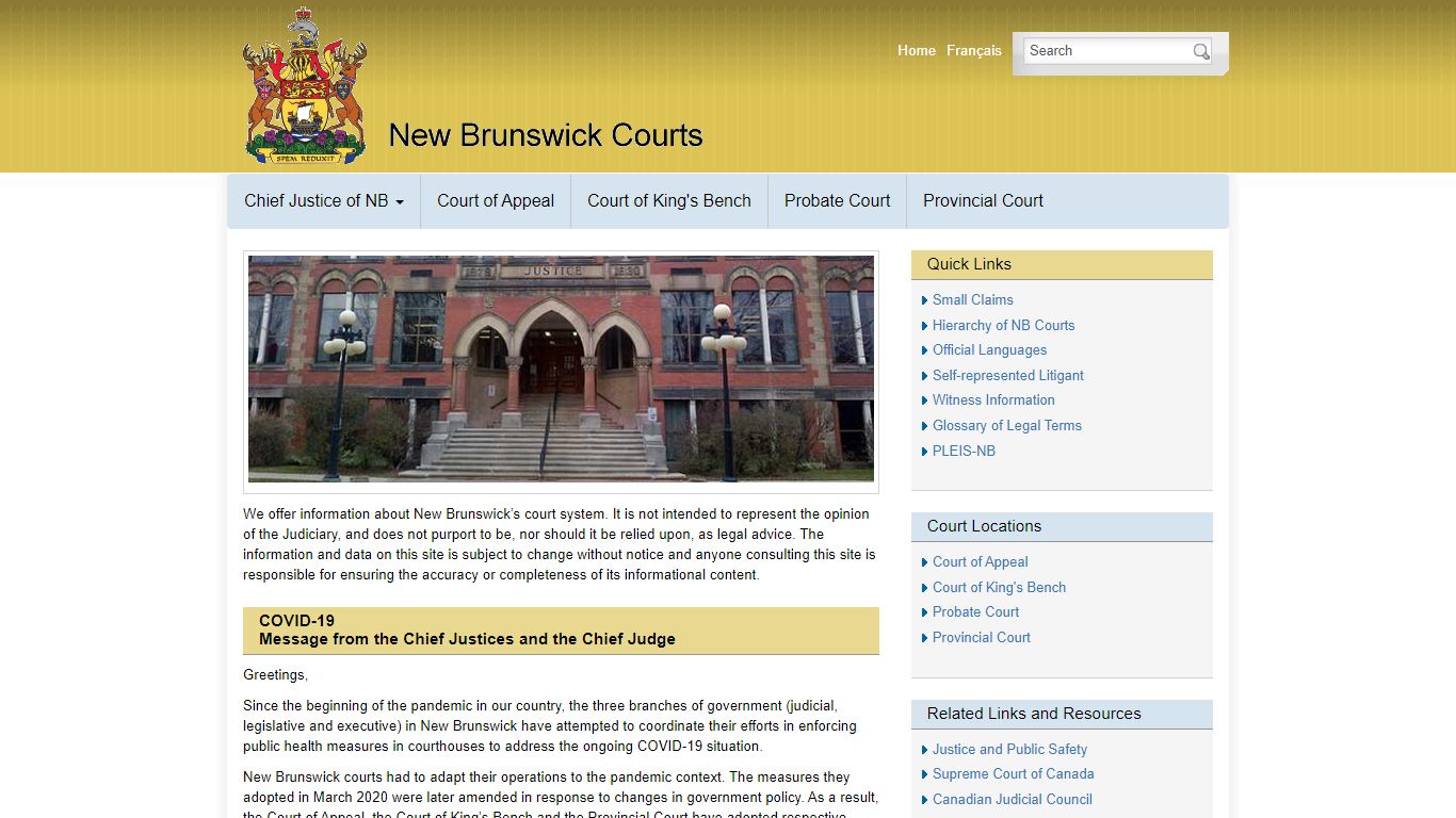 New Brunswick Courts - gnb.ca